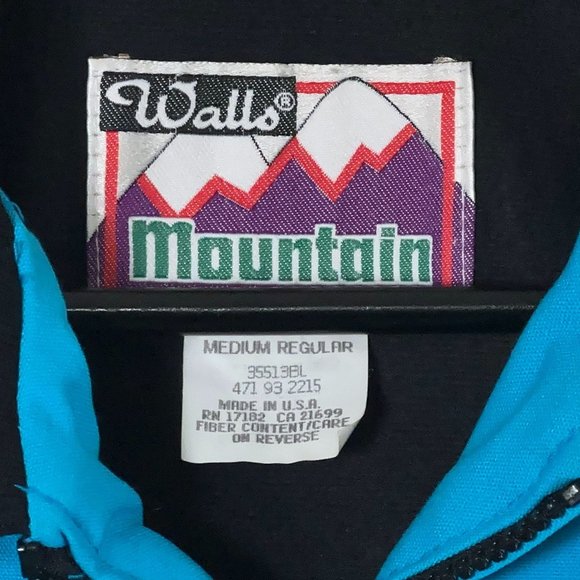 Walls Mountain Vintage Navajo Aztec Print Made in USA Bomber Jacket Men's Size M - Picture 3 of 12